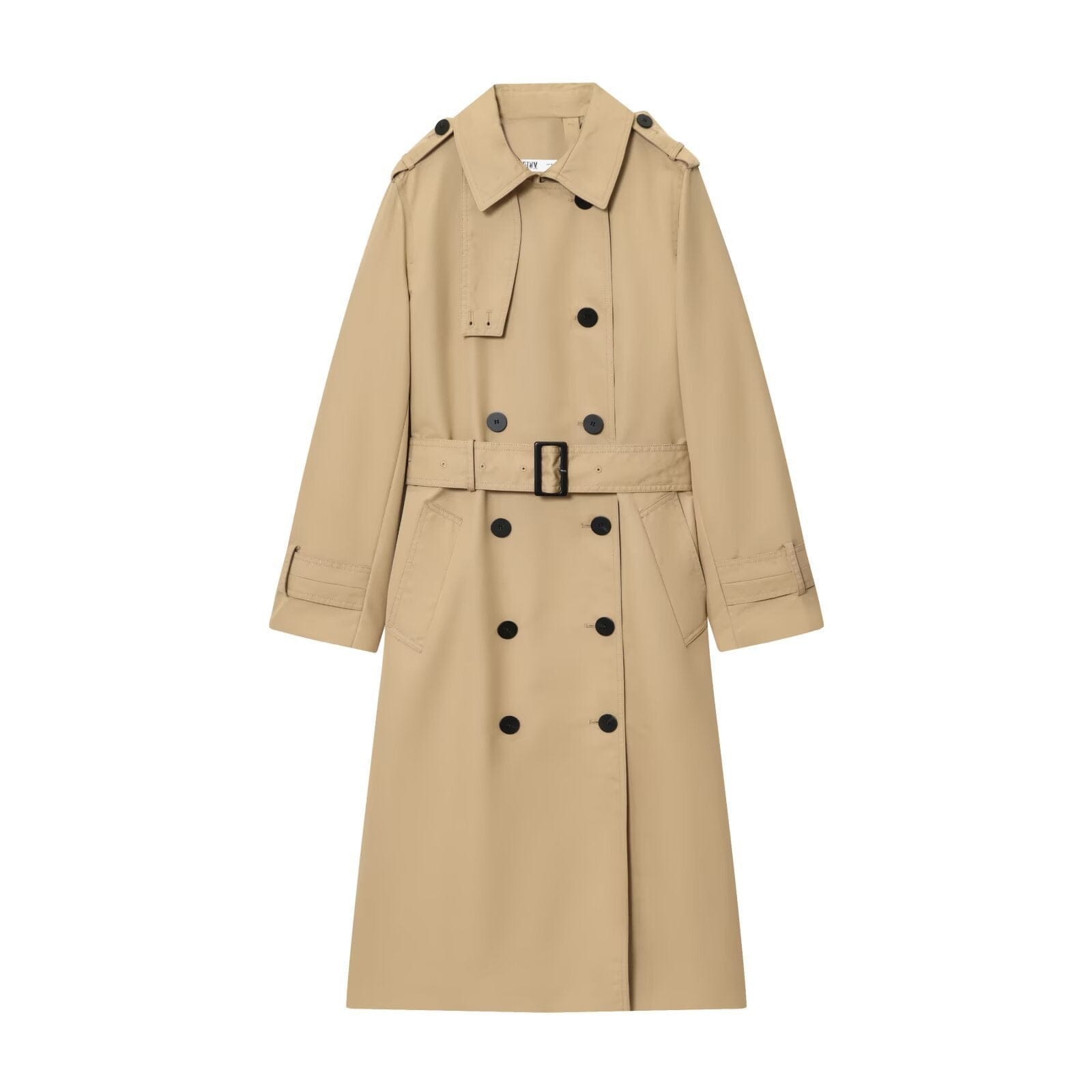Women's Long Graceful And Fashionable Double Breasted Trench Coat - MyStylz